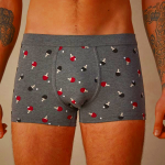 Deep Grey Men's Intimissimi Ping Pong Stretch Supima® Cotton Underwear