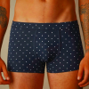 Men's Intimissimi Dotted Stretch Supima® Cotton Underwear Blue