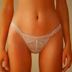 Women's Intimissimi Pretty Flowers String Thong Panties Pink