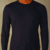 Intimissimi Men's Blue Crew-Neck Merino Wool Top - 4976FM