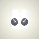 Intimissimi White Terrycloth Shoe Liners for Men - Comfort & Support