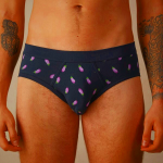 Intimissimi Eggplant Stretch Supima® Cotton Men's Underwear Blue