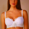 Intimissimi Women's White Sofia Balconette Bra - Timeless Simplicity