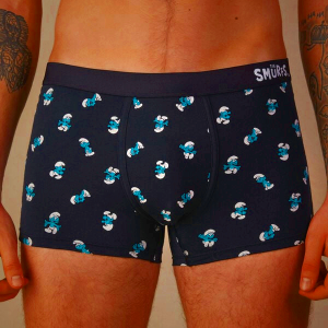 Intimissimi Smurf Stretch Supima Cotton Men's Underwear Blue