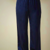 Women's Intimissimi Silk Satin Pants Blue - Luxurious Loungewear