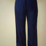 Women's Intimissimi Silk Satin Pants Blue - Luxurious Loungewear