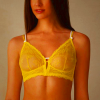 Women's Intimissimi Summer Breeze Triangle Bra in Yellow