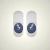Grey Intimissimi Terrycloth Shoe Liners for Men - Size Options