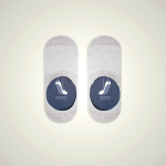 Grey Intimissimi Terrycloth Shoe Liners for Men - Size Options