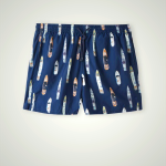 Intimissimi Blue Ship Print Men's Swimwear