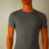 Deep Grey Intimissimi Stretch Supima® Cotton Men's Knitwear