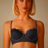 Intimissimi Shine High Like Stars Sofia Balconette Bra Black