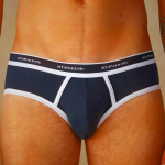 Intimissimi Stretch Supima Cotton Men's Underwear Blue/White