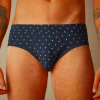 Blue Mens Intimissimi Dotted Stretch Supima® Cotton Underwear