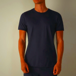 Intimissimi Cropped Supima Cotton Men's Pajama Blue