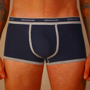 Blue Light Grey Intimissimi Supima Cotton Mens Underwear