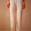 Women's Intimissimi Silk Satin Pants White | Luxurious Sleepwear