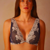 Intimissimi Women's Pretty Flowers Elena Balconette Bra Deep Blue/Light Yellow