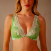 Womens Intimissimi Pretty Flowers Elena Balconette Clothing Mint / White