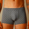 Deep Grey Intimissimi Dotted Stretch Supima® Cotton Men's Underwear
