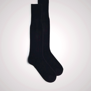 Intimissimi Black Warm Cotton Men's Socks - Tall Sizes
