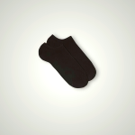 Intimissimi Black No-Show Terry Cloth Socks for Men