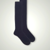 Blue Men's Intimissimi Long Ribbed Cashmere Wool Socks