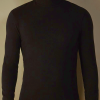 Men's Intimissimi High-Neck Modal-Cashmere Top Black