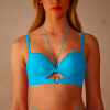 Women's Intimissimi Elettra Super Push-Up Bra in Turquoise