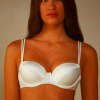 Intimissimi Sofia Balconette Silk Bra White - Women's Clothing