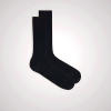Men's Intimissimi Black Short Ribbed Egyptian Cotton Socks