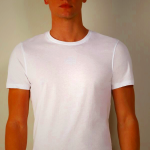 Intimissimi Men's Short-Sleeve Crew-Neck in Extra-Fine Supima® Cotton - White