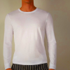 Men's Intimissimi Supima Cotton Top White | Soft Knitwear