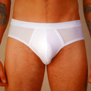 Men's Intimissimi Natural Fresh Supima Cotton Underwear White