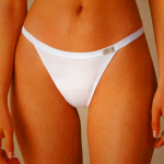 Women's Intimissimi Cotton String Thong - White