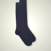 Dark Grey Men's Intimissimi Long Socks in Stretch Supima® Cotton