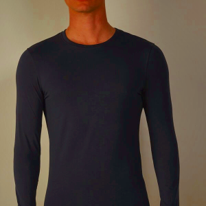 Blue Intimissimi Stretch Supima Cotton Top for Men