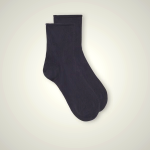 Dark Grey Men's No-Show Socks in Stretch Supima® Cotton