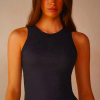 Women's Intimissimi Ribbed Supima Cotton Black Clothing