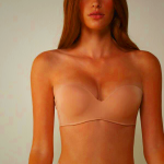 Beige Intimissimi Gioia Bandeau Bra for Women - Soft Support & Comfort