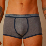 Men's Intimissimi Supima Cotton Underwear Deep Grey Blue Logo
