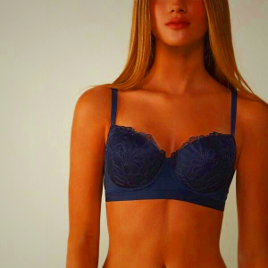 Intimissimi Romantic Life Sofia Balconette Bra Blue