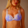 Womens Intimissimi Pretty Flowers Gioia Super Push-up Clothing Lavender / White