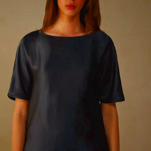 Women's Intimissimi Silk Modal Top Black | Soft Knitwear