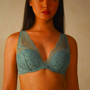 Intimissimi Women's Prairie Bouquet Giorgia Balconette Bra Green
