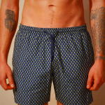 Blue Cream Ice Cream Cone Print Mens Swimwear - Intimissimi