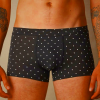Black Intimissimi Dotted Stretch Supima® Cotton Men's Underwear