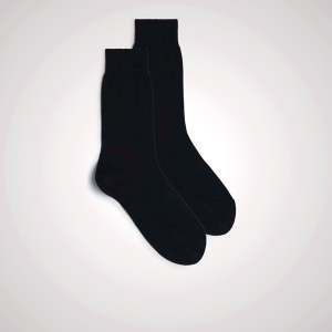 Men's Intimissimi Black Cotton Socks - Warm & Comfortable