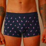 Intimissimi Eggplant Stretch Supima® Cotton Men's Underwear Blue