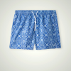 Men's Intimissimi Blue Majolica Print Swimwear White/Blue